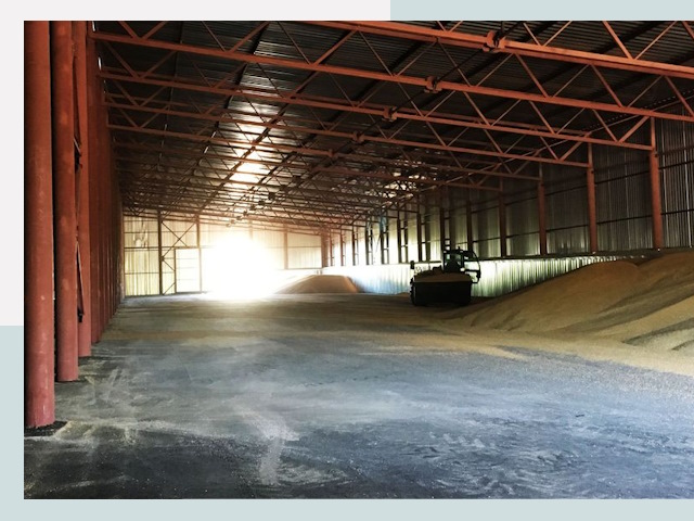 Строительство зернохранилищ в Инте