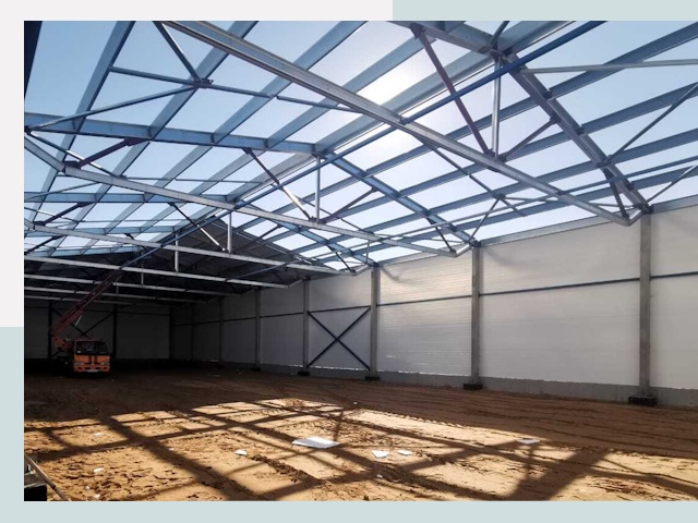 Строительство сенохранилищ в Инте