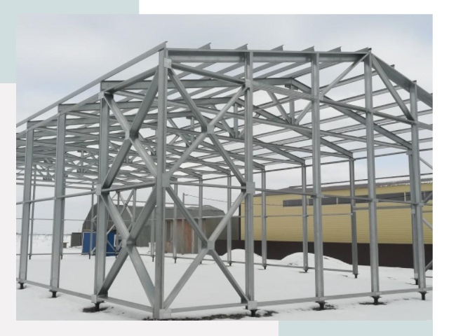 Каркасные ангары в Инте