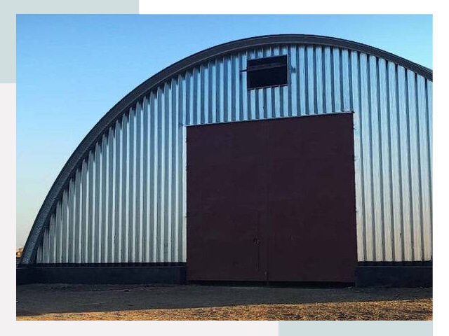 Бескаркасные ангары в Инте