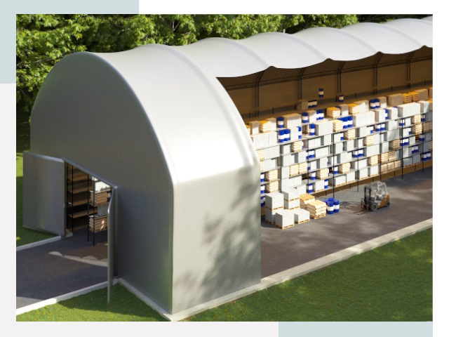 Тентовые ангары в Инте