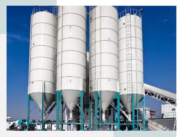 Строительство цементных силосов в Инте