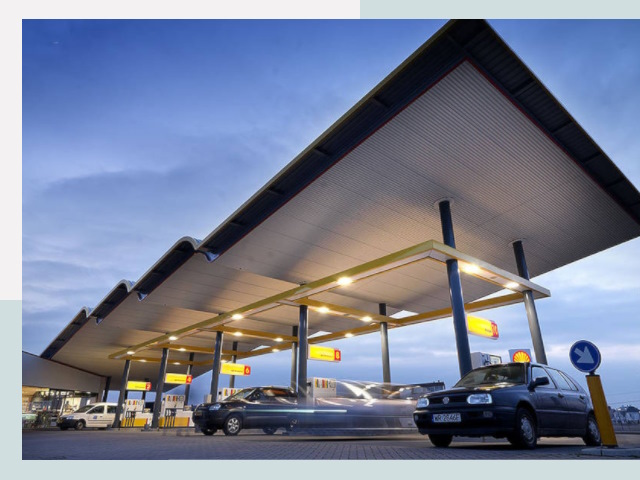 Навесы для АЗС в Инта от 609 руб. - Защита и комфорт