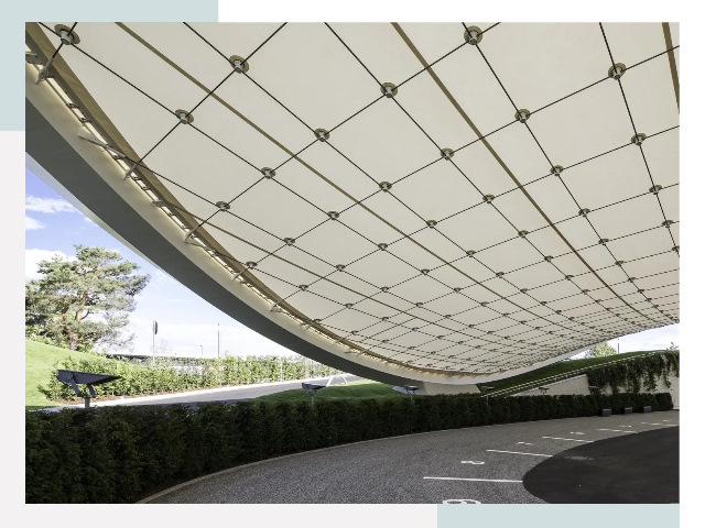 Мембранные конструкции в Инте