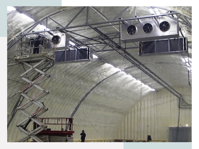 Оснащение ангаров в Инте