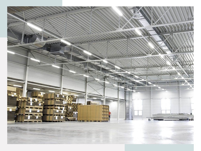 Освещение ангаров в Инте