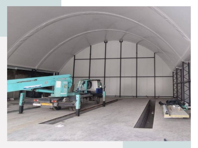 Внутреннее оснащение ангаров в Инте