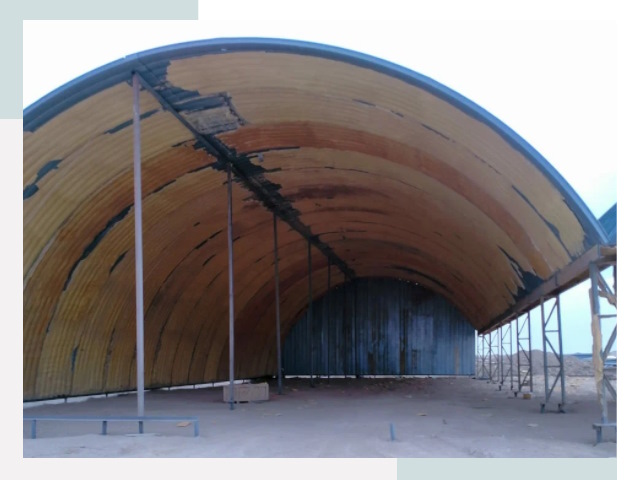 Реконструкция ангаров в Инте