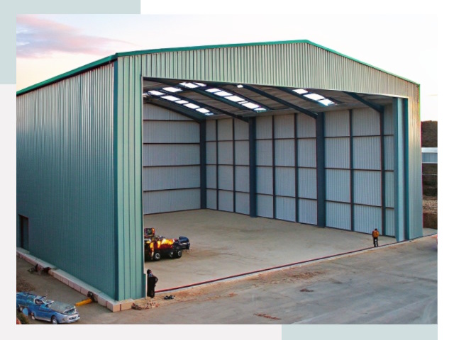 Строительство ангаров в Инте